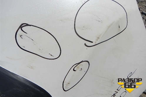 Бампер задний (под парктроник) для Toyota Highlander с 2007-2013г (Хайлендер)