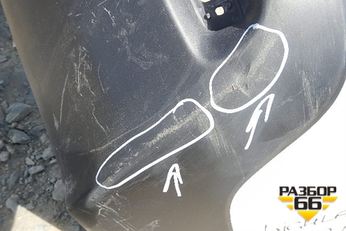 Бампер задний (под парктроник) для Toyota Highlander с 2007-2013г (Хайлендер)