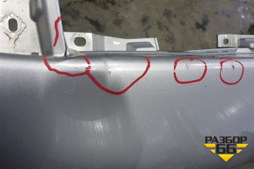 Бампер задний (до 2015г под парктроник) (5215960998) для Toyota Land Cruiser (200) с 2008г (Ленд Крузер)