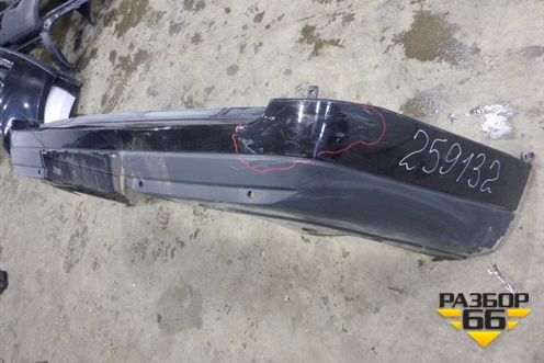 Бампер задний (до 2018г под парктроник) (CK5217D781AA) для Land Rover Range Rover 4 с 2013-2022г (Вог)