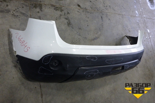Бампер задний (85022JD00H) для Nissan Qashqai (J10E) с 2006-2013г