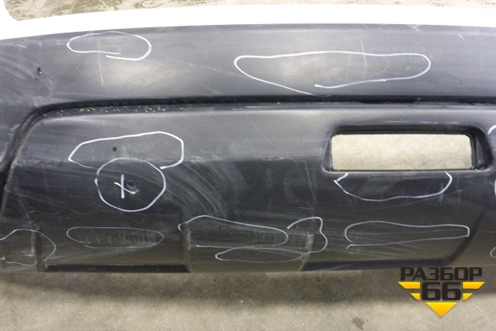 Бампер задний (85022JD00H) для Nissan Qashqai (J10E) с 2006-2013г