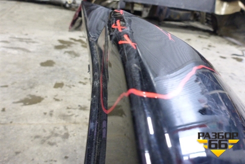 Бампер задний (до 2017г под парктроник) (5215960500) для Toyota Land Cruiser Prado(150) с 2009г (Ленд Крузер Прадо)