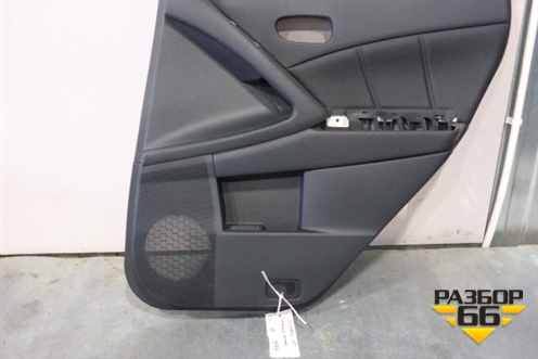 Обшивка двери задней правой под электрику (черная кожа) (829A01SX8B) для Nissan Murano (Z51) с 2007-2015г (Мурано)