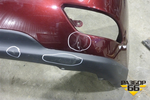 Бампер задний (под парктроник) (5215948050) для Lexus RX 300/330/350 с 2003-2009г (РХ)