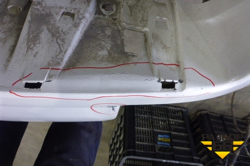 Бампер задний (до 2017г под парктроник) (5215960500) для Toyota Land Cruiser Prado(150) с 2009г (Ленд Крузер Прадо)