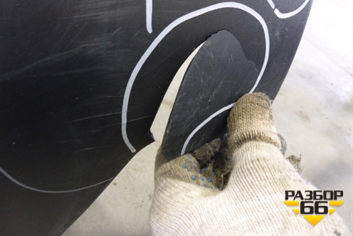 Бампер задний (под парктроник) (DK6217F954AC) для Land Rover Range Rover Sport с 2013-2022г (Спорт)