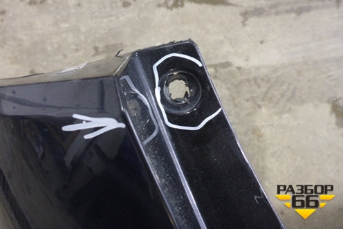 Бампер задний (85022JD00H) для Nissan Qashqai (J10E) с 2006-2013г (Кашкай)