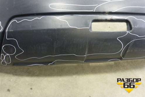 Бампер задний (85022JD00H) для Nissan Qashqai (J10E) с 2006-2013г (Кашкай)