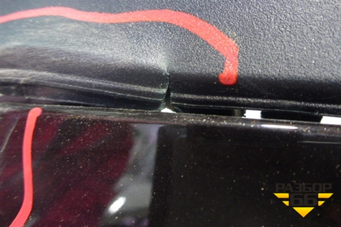 Бампер задний (после 2014г с накладкой под парктроник) (51127366379) для BMW X3 F25 с 2010-2017г (Х3 Ф25)