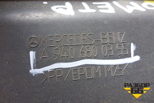 Торпедо  (левая часть под щиток приборов) (A9406800355) для Mercedes Benz TRUCK Axor 2 с 2004г (Аксор)