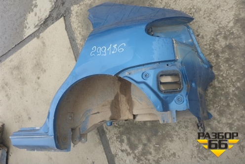 Крыло заднее левое (хэтчбек) для Chevrolet Lanos с 2004г (Ланос)