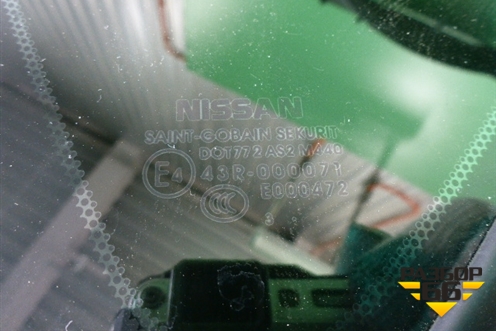 Стекло глухое левое (2013г) (833013TS0A) для Nissan Teana (L33) с 2013г (Теана)