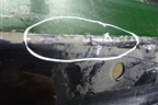 Бампер задний (под парктроник) (A2168800071) для Mercedes Benz CL-Klass C216 с 2006-2014г