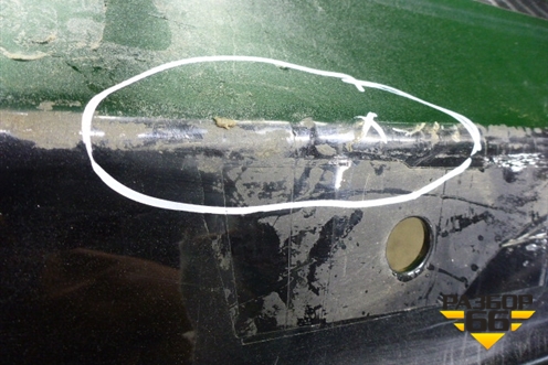 Бампер задний (под парктроник) (A2168800071) для Mercedes Benz CL-Klass C216 с 2006-2014г