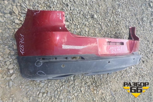 Бампер задний (Под парктроник) для Volkswagen Tiguan с 2011-2016г (Тигуан)