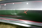 Бампер задний (85022JD00H) для Nissan Qashqai (J10E) с 2006-2013г (Кашкай)