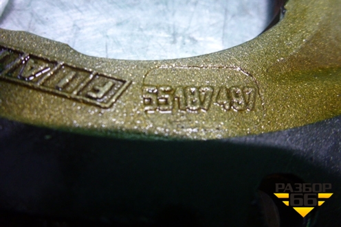 Крышка коленвала задняя (1.4л 350A1000) (55187497) для Fiat Grande Punto с 2005г