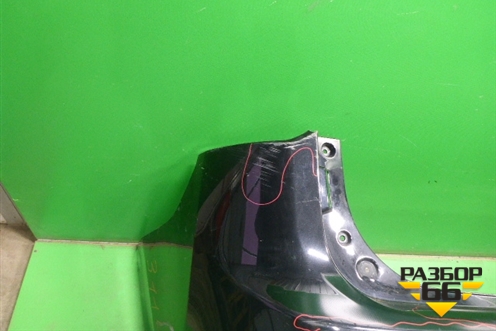 Бампер задний (до 2015г под парктроники не под накладку) (6410C889ZZ) для Mitsubishi Outlander с 2012-2024г (Аутлендер)