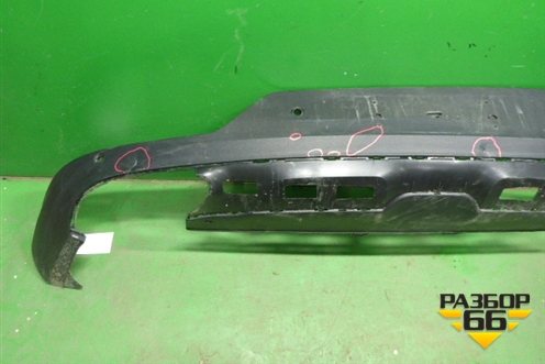 Юбка заднего бампера (только на дизель под парктроник) (A2928850425) для Mercedes Benz GLE-Klass (купе) C292 с 2015г (ГЛЕ)