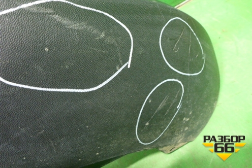 Юбка переднего бампера (под парктроник) (A2538850665) для Mercedes Benz GLC-Klass X253  с 2015г (ГЛЦ)