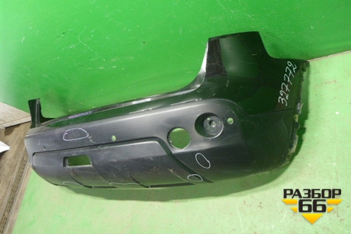 Бампер задний (под парктроник) (85022JD00H) для Nissan Qashqai (J10E) с 2006-2013г (Кашкай)