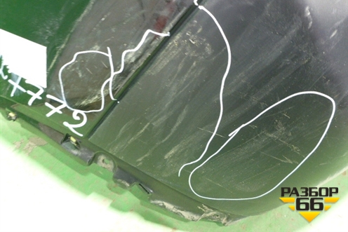 Бампер задний (под парктроник) (85022JD00H) для Nissan Qashqai (J10E) с 2006-2013г (Кашкай)