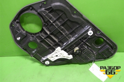 Стеклоподъёмник электрический задний левый (в сборе универсал) (814103Z000) для Hyundai i40 с 2011г (Ай40)