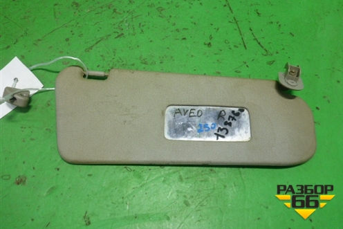 Козырёк солнцезащитный правый для Chevrolet Aveo (T200) с 2003-2008