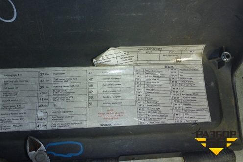 Крышка блока предохранителей (1322950) для Scania  4 Series с 1995-2005г