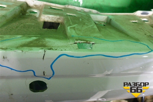 Бампер задний (до 2017г под парктроник) (5215960500) для Toyota Land Cruiser Prado(150) с 2009г (Ленд Крузер Прадо)