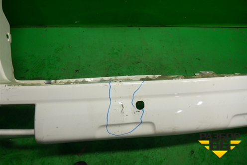 Бампер задний (до 2017г под парктроник) (5215960500) для Toyota Land Cruiser Prado(150) с 2009г (Ленд Крузер Прадо)