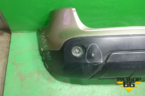 Бампер задний (85022JD00H) для Nissan Qashqai (J10E) с 2006-2013г (Кашкай)