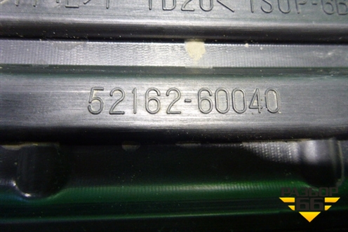 Накладка заднего бампера (до 2012г) (5216260040) для Toyota Land Cruiser (200) с 2008г (Ленд Крузер)