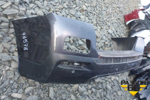 Бампер задний (под парктроник) (5215948170) для Toyota Highlander с 2007-2013г (Хайлендер)