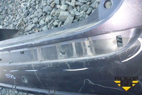 Бампер задний (под парктроник) (5215948170) для Toyota Highlander с 2007-2013г (Хайлендер)