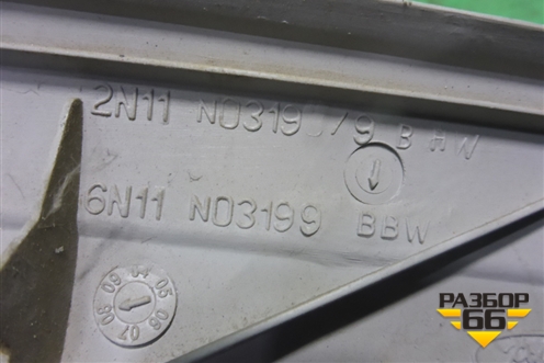 Обшивка стойки лобового стекла левая (2N11N03199BHW) для Ford Fusion с 2002г (Фьюжн)