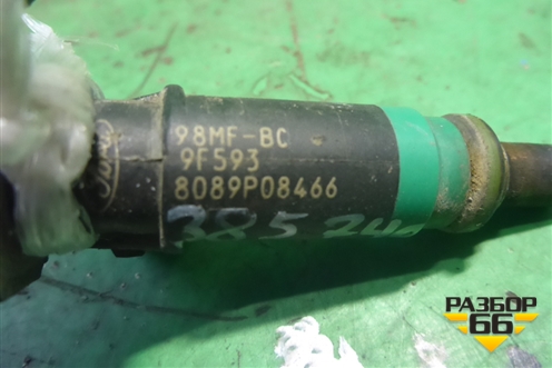 Форсунка инжекторная электрическая (1.6л FYJA) (98MFBC9F593) для Ford Fusion с 2002г (Фьюжн)