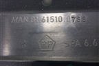 Накладка порога внутренняя правая (задняя часть) (81615100788) для MAN  TGX с 2007г