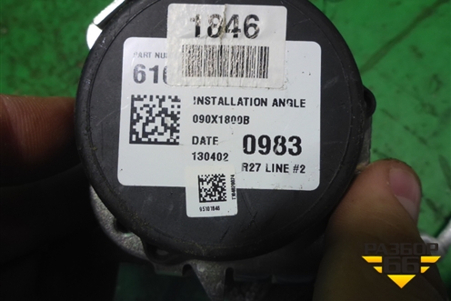 Ремень безопасности задний левый (1304020983) для Chevrolet Aveo (Т300) с 2011г