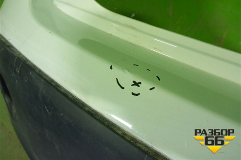 Бампер задний (85022JD00H) для Nissan Qashqai (J10E) с 2006-2013г (Кашкай)