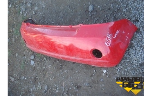 Бампер задний для Chevrolet Spark с 2005-2009г (96590742)