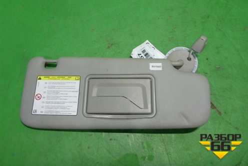 Козырёк солнцезащитный правый для Chevrolet Aveo (Т300) с 2011г (Авео Т300)