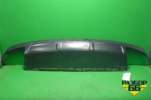 Юбка заднего бампера (4M0807521B) для Audi Q7 c 2015г (Ку 7)