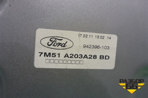 Стеклоподъёмник электрический передний правый (7M51A203A28BD) для Ford Focus 2 с 2008-2011г (Фокус)