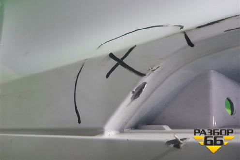 Бампер задний (после 2014г под парктроник) (7P5807421B) для Porsche Cayenne с 2010-2017г (Каен)