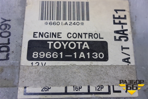 Блок управления двигателем ( 1.5л 5A-FE) (896611A130) для Toyota Corolla (E10) с 1992-1997г (Королла 100)