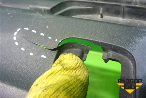 Бампер задний нижняя часть (до 2020г) (5NA807521B) для Volkswagen Tiguan с 2016г (Тигуан)