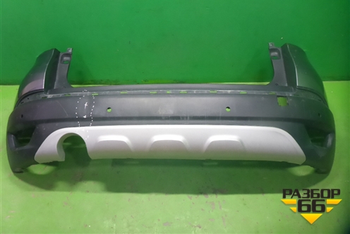 Бампер задний (под парктроник) (850220429R) для Renault Kaptur с 2016г (Каптюр)