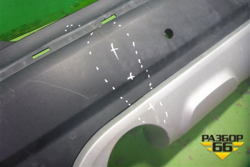 Бампер задний (под парктроник) (850220429R) для Renault Kaptur с 2016г (Каптюр)